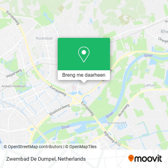 Zwembad De Dumpel kaart