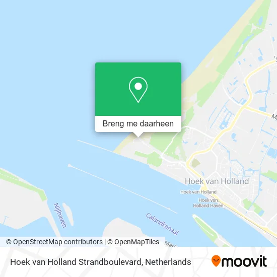 Hoek van Holland Strandboulevard kaart