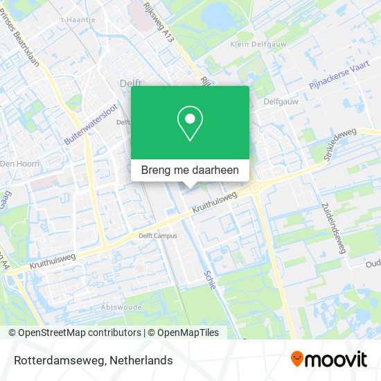 Rotterdamseweg kaart