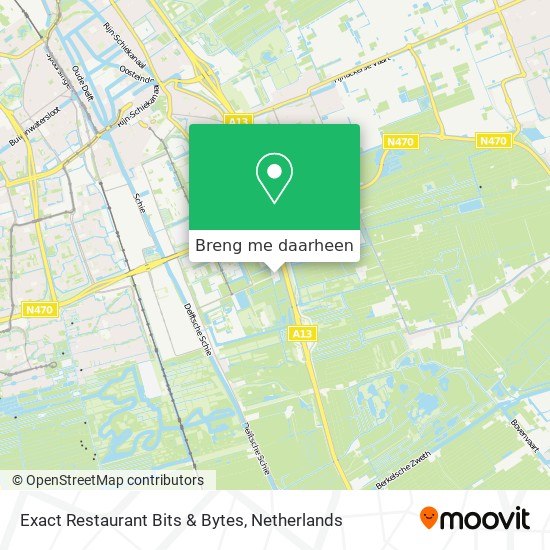 Exact Restaurant Bits & Bytes kaart