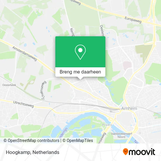 Hoogkamp kaart