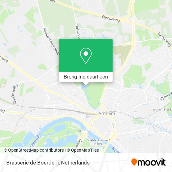 Brasserie de Boerderij kaart