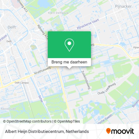 Albert Heijn Distributiecentrum kaart