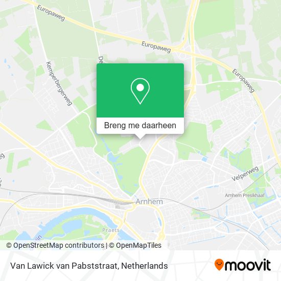 Van Lawick van Pabststraat kaart