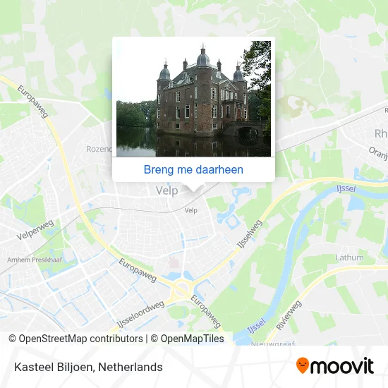 Kasteel Biljoen kaart