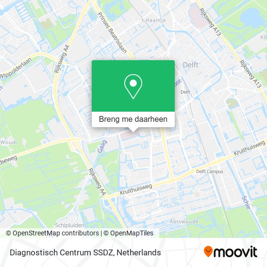 Diagnostisch Centrum SSDZ kaart