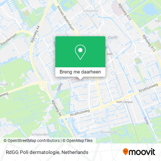 RdGG Poli dermatologie kaart