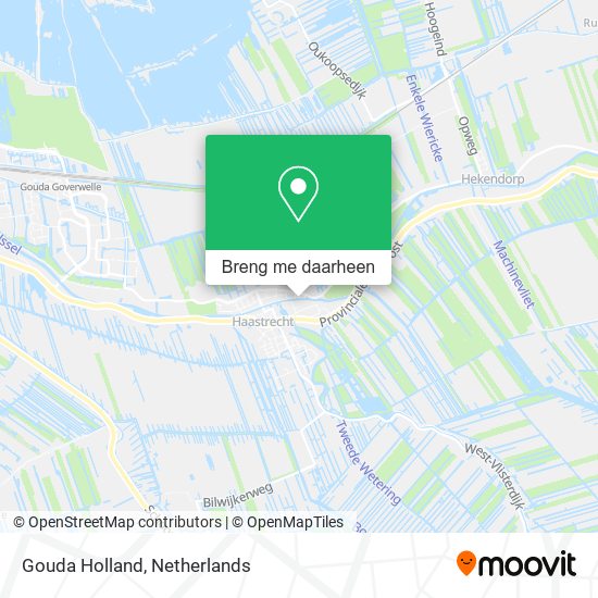 Gouda Holland kaart