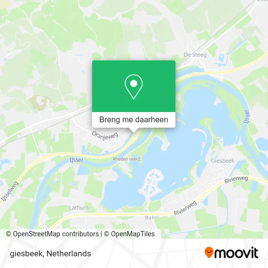 giesbeek kaart