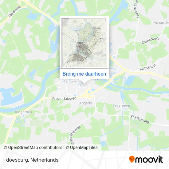 doesburg kaart