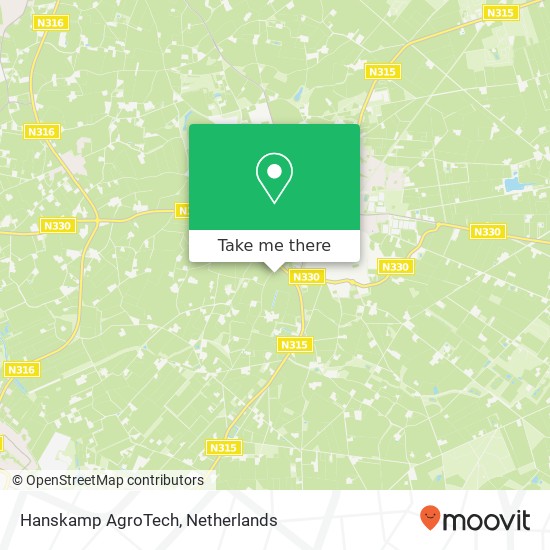 Hanskamp AgroTech kaart