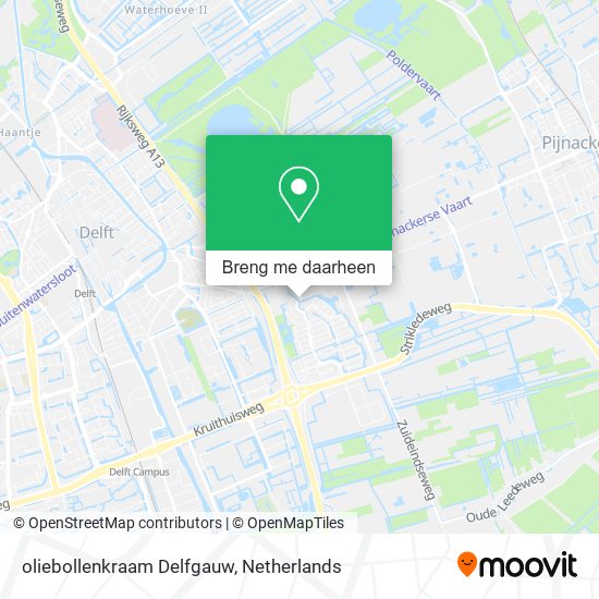 oliebollenkraam Delfgauw kaart