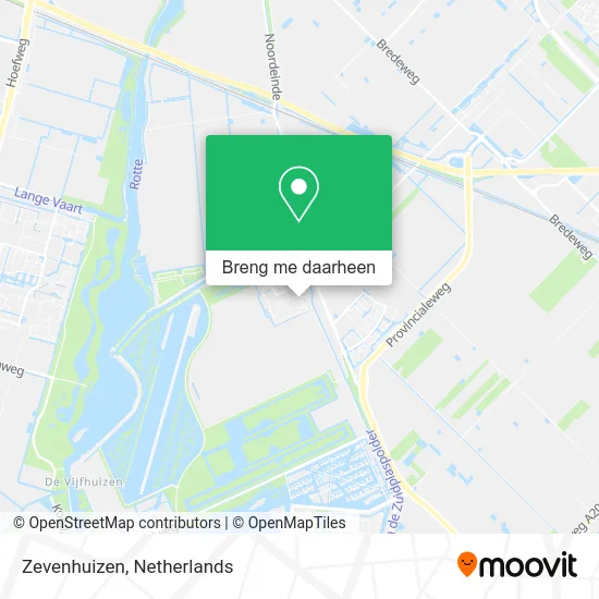 Zevenhuizen kaart