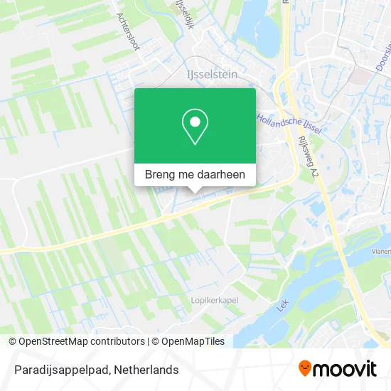 Paradijsappelpad kaart