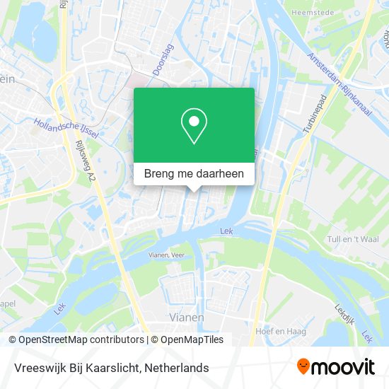 Vreeswijk Bij Kaarslicht kaart