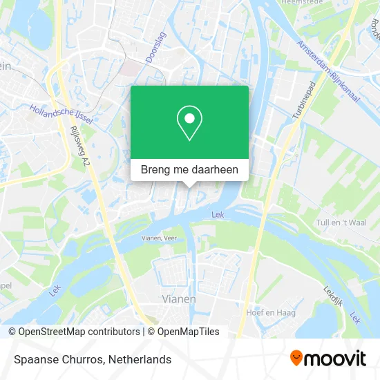 Spaanse Churros kaart