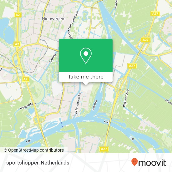 sportshopper kaart