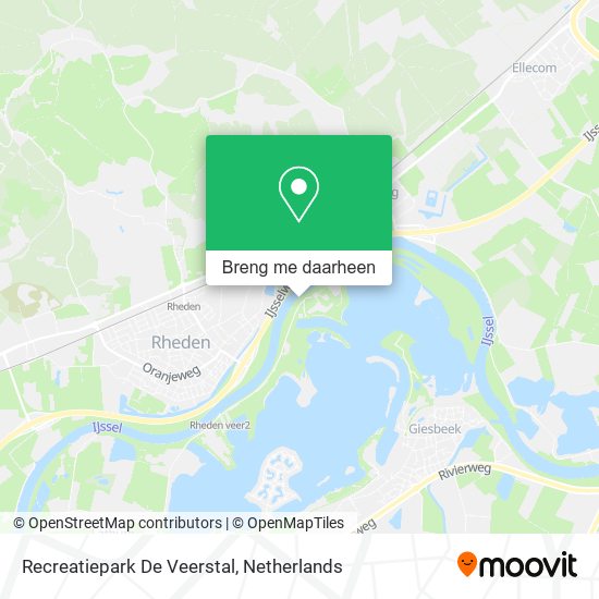 Recreatiepark De Veerstal kaart