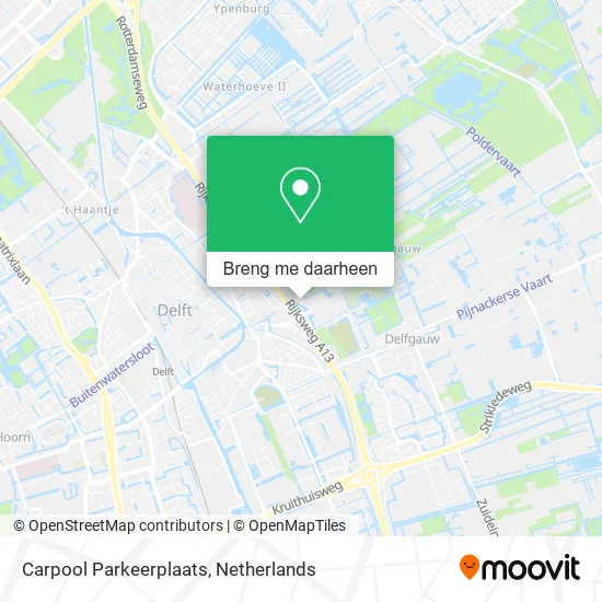 Carpool Parkeerplaats kaart