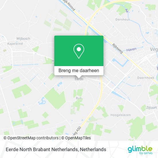 Eerde North Brabant Netherlands kaart