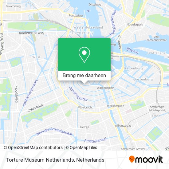 Torture Museum Netherlands kaart