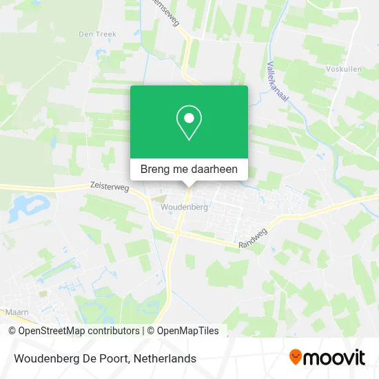 Woudenberg De Poort kaart