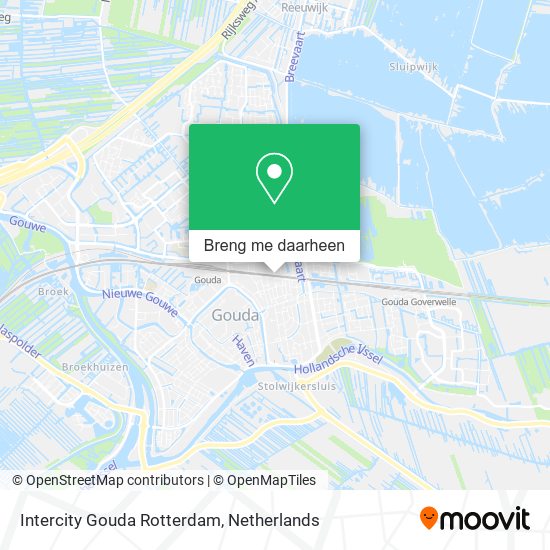 Intercity Gouda Rotterdam kaart