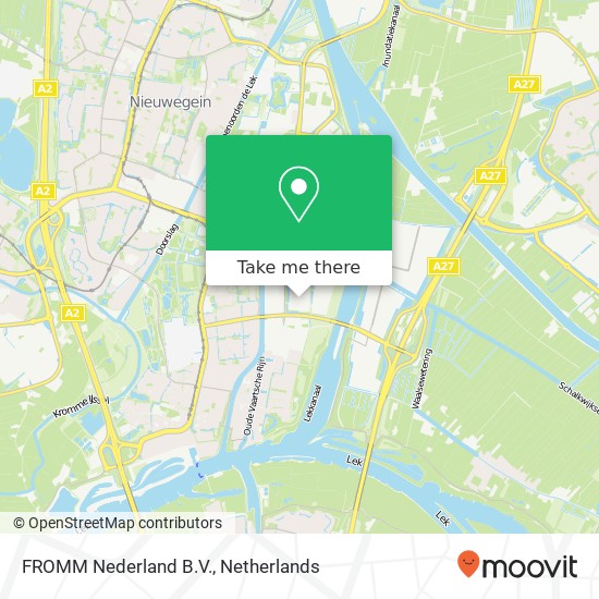 FROMM Nederland B.V. kaart