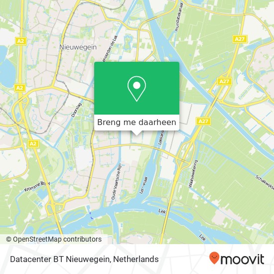 Datacenter BT Nieuwegein kaart