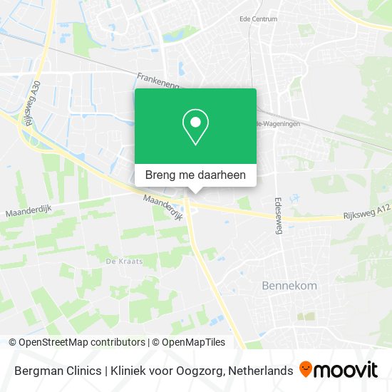 Bergman Clinics | Kliniek voor Oogzorg kaart