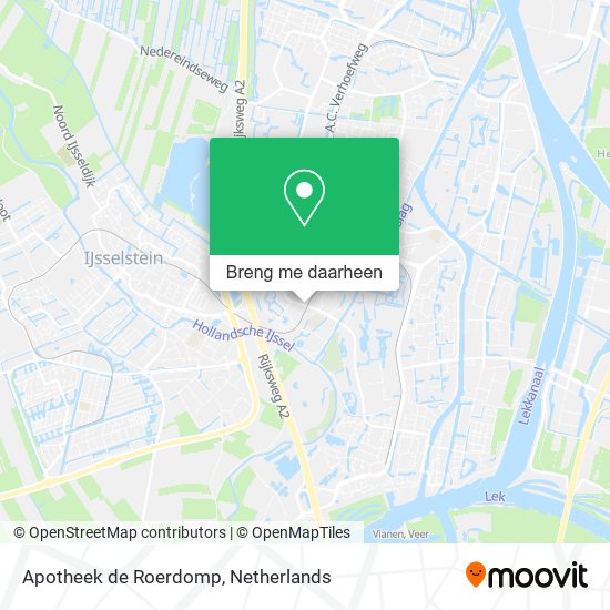Apotheek de Roerdomp kaart