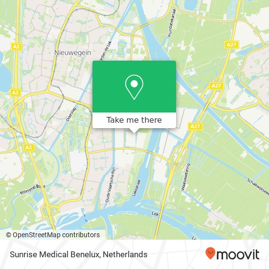 Sunrise Medical Benelux kaart