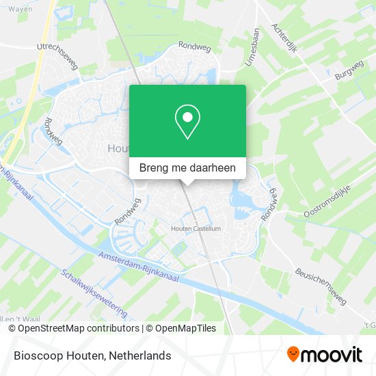 Bioscoop Houten kaart