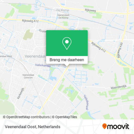 Veenendaal Oost kaart