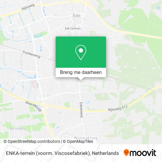 ENKA-terrein (voorm. Viscosefabriek) kaart