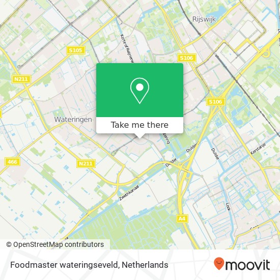 Foodmaster wateringseveld kaart