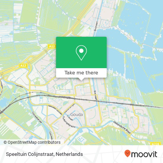 Speeltuin Colijnstraat kaart