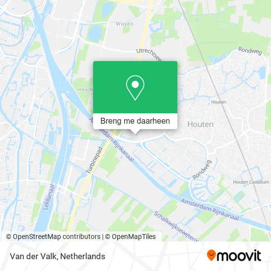 Van der Valk kaart