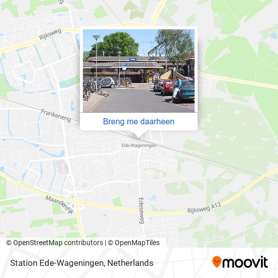 Station Ede-Wageningen kaart