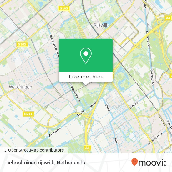 schooltuinen rijswijk kaart