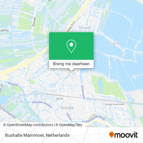 Bushalte Mammoet kaart