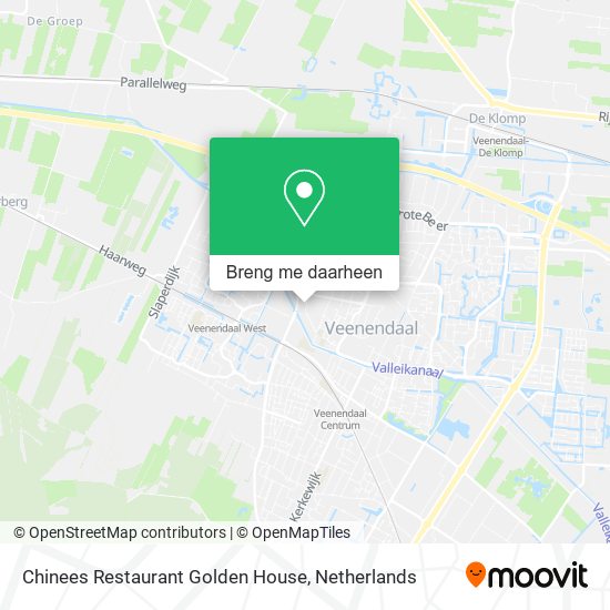 Chinees  Restaurant Golden House kaart