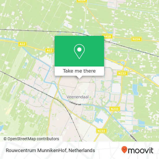 Rouwcentrum MunnikenHof kaart