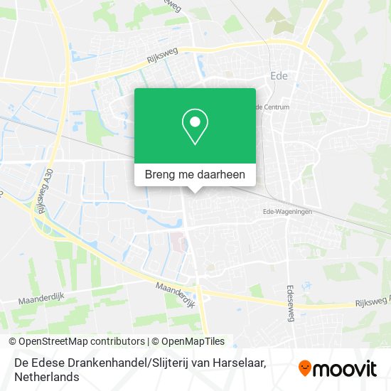 De Edese Drankenhandel / Slijterij van Harselaar kaart