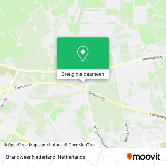 Brandweer Nederland kaart