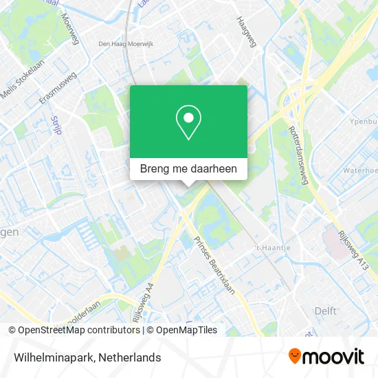 Wilhelminapark kaart