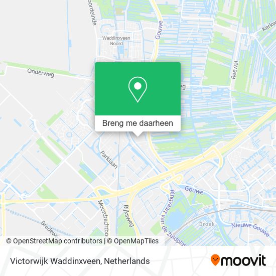 Victorwijk Waddinxveen kaart