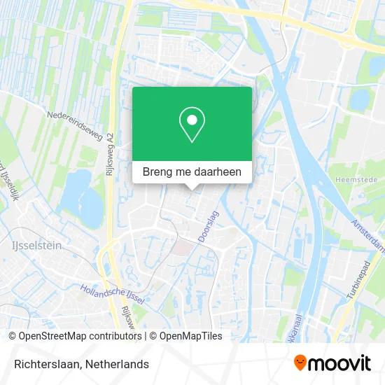 Richterslaan kaart