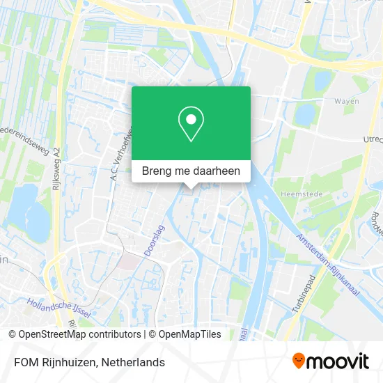 FOM Rijnhuizen kaart
