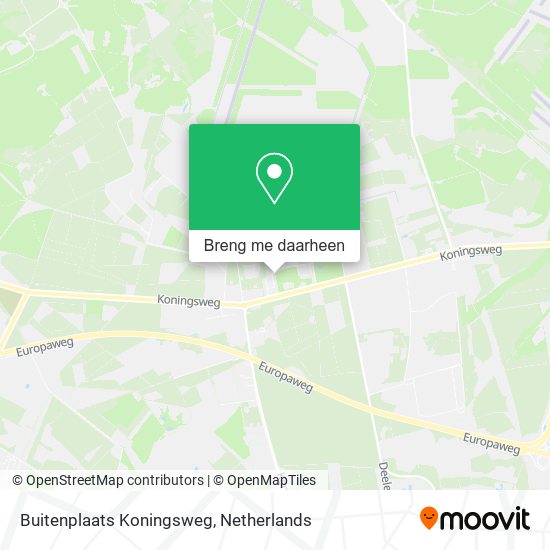 Buitenplaats Koningsweg kaart